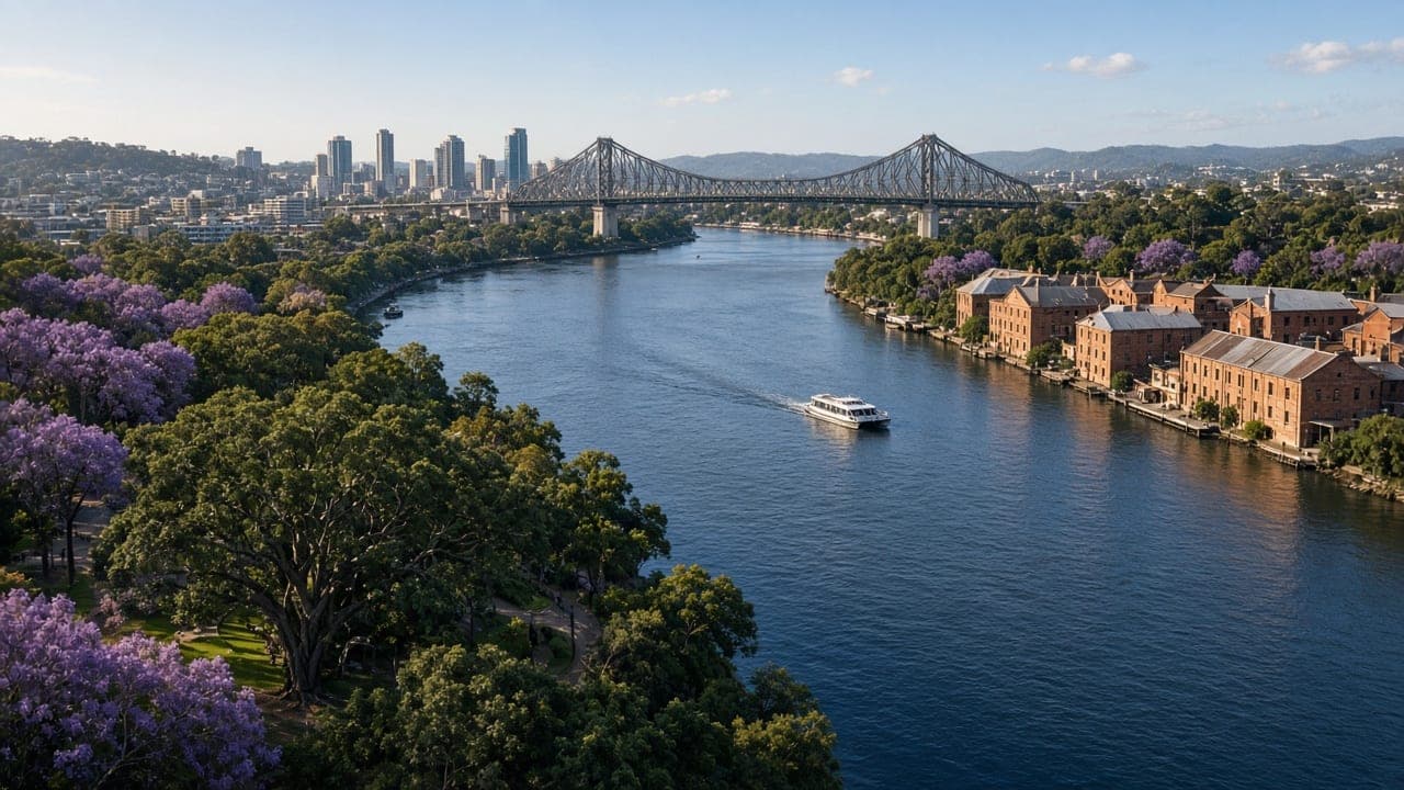 Brisbane River and Story Bridge